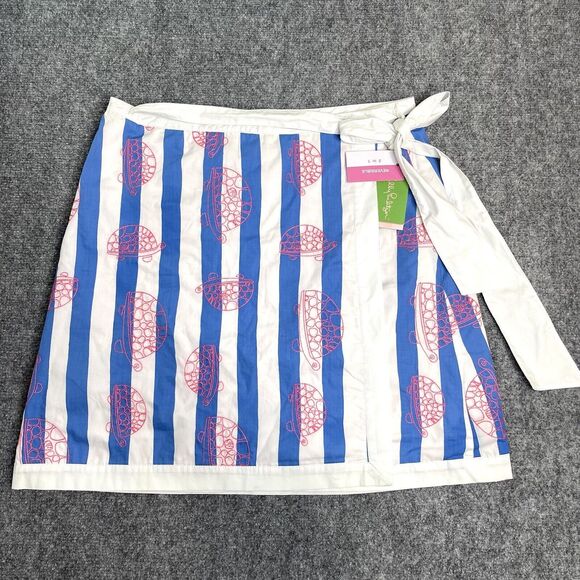 Lilly Pulitzer Dresses & Skirts - Lilly Pulitzer Naava Wrap Skirt Size 12 Reversible Hottie Pink NEW W Tags